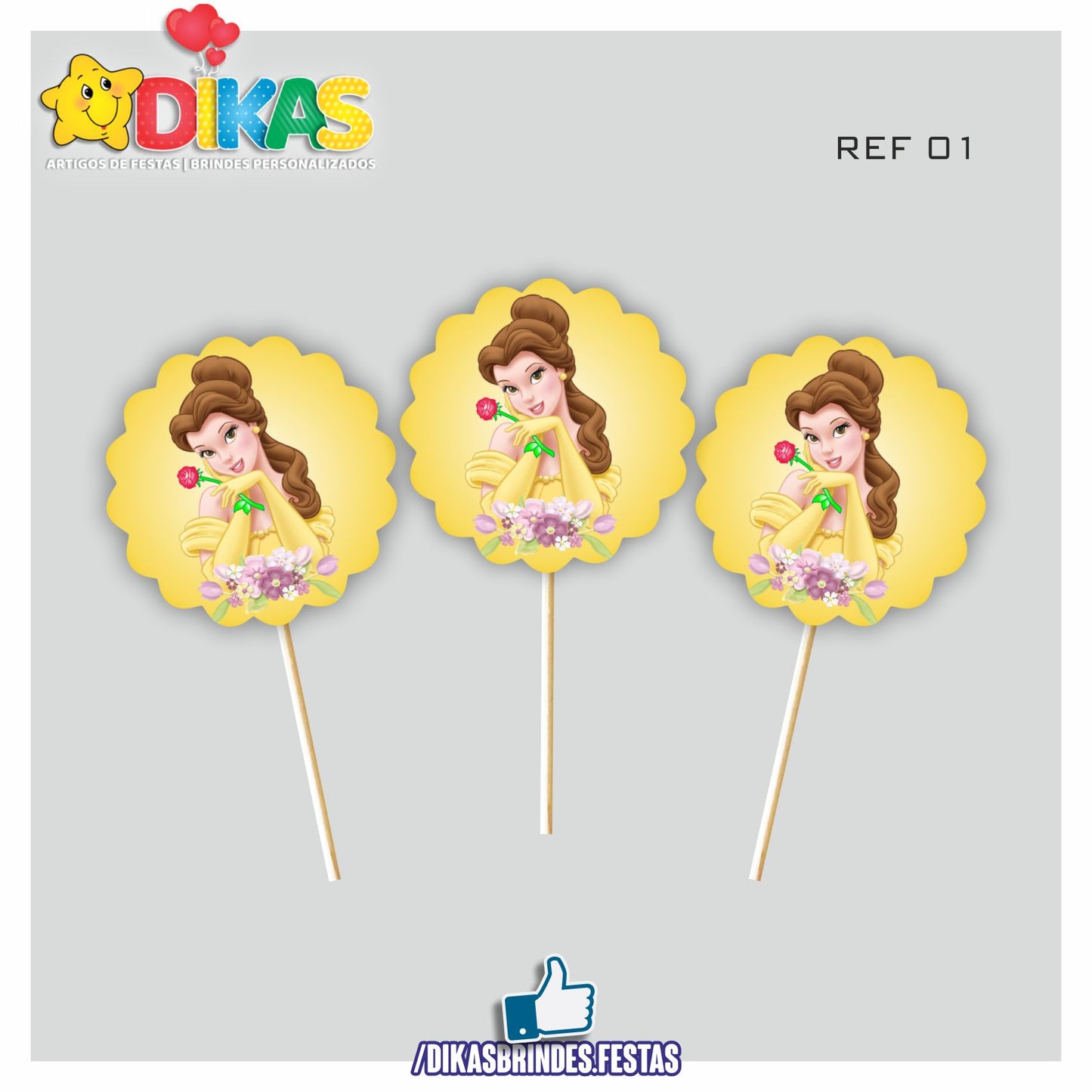 TOPPERS SIMPLES - A BELA E A FERA