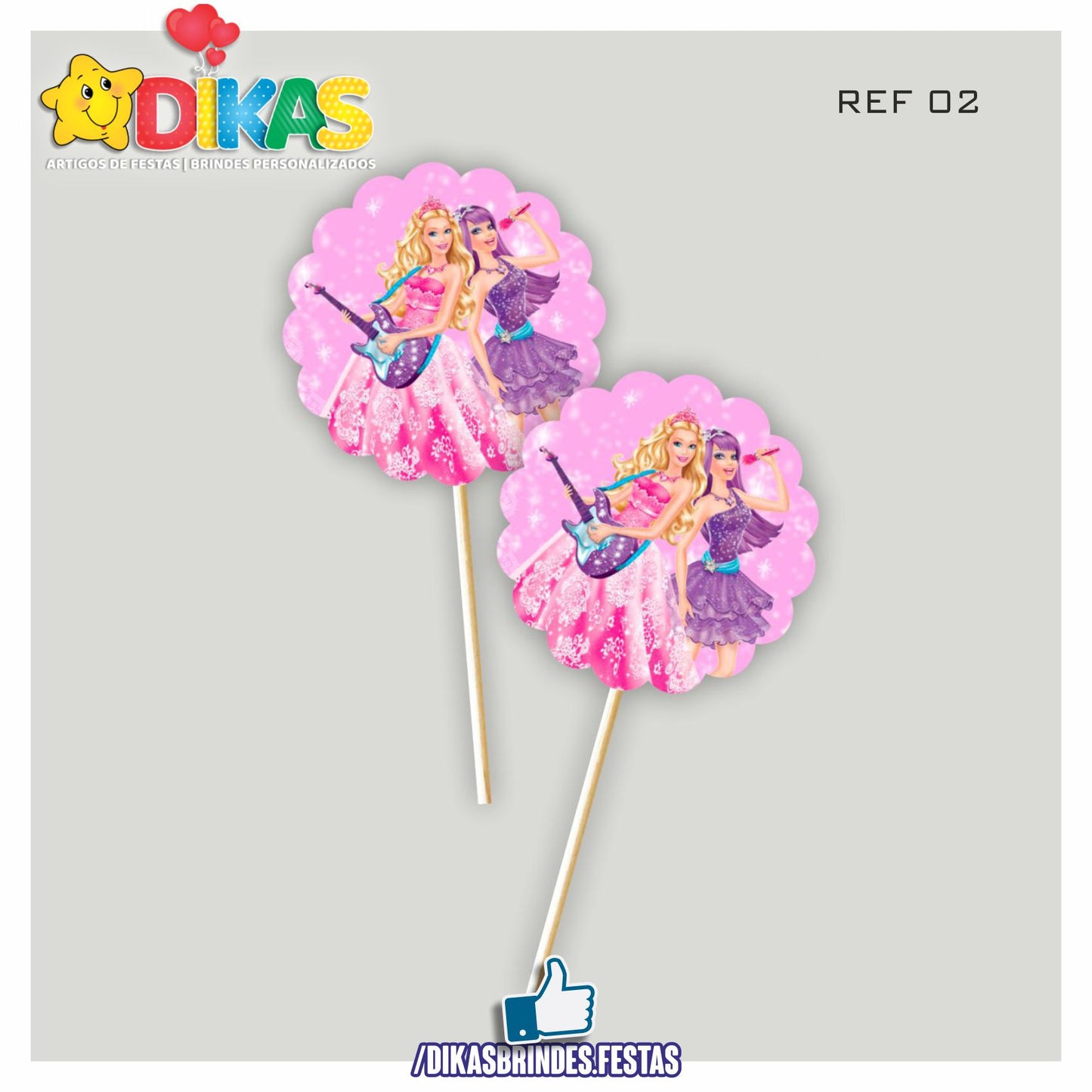 TOPPERS SIMPLES - BARBIE