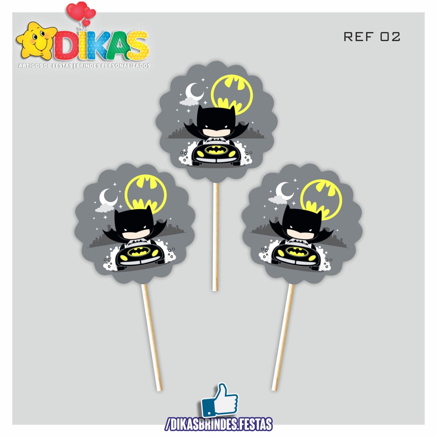 TOPPERS SIMPLES - BATMAN