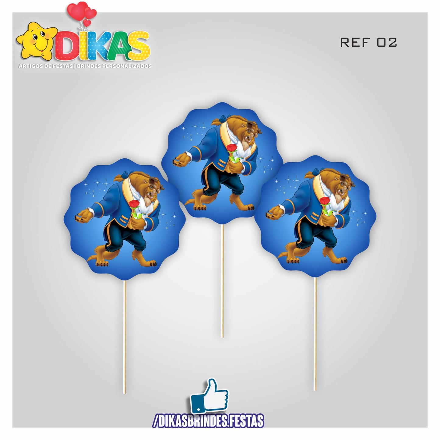 TOPPERS SIMPLES - A BELA E A FERA