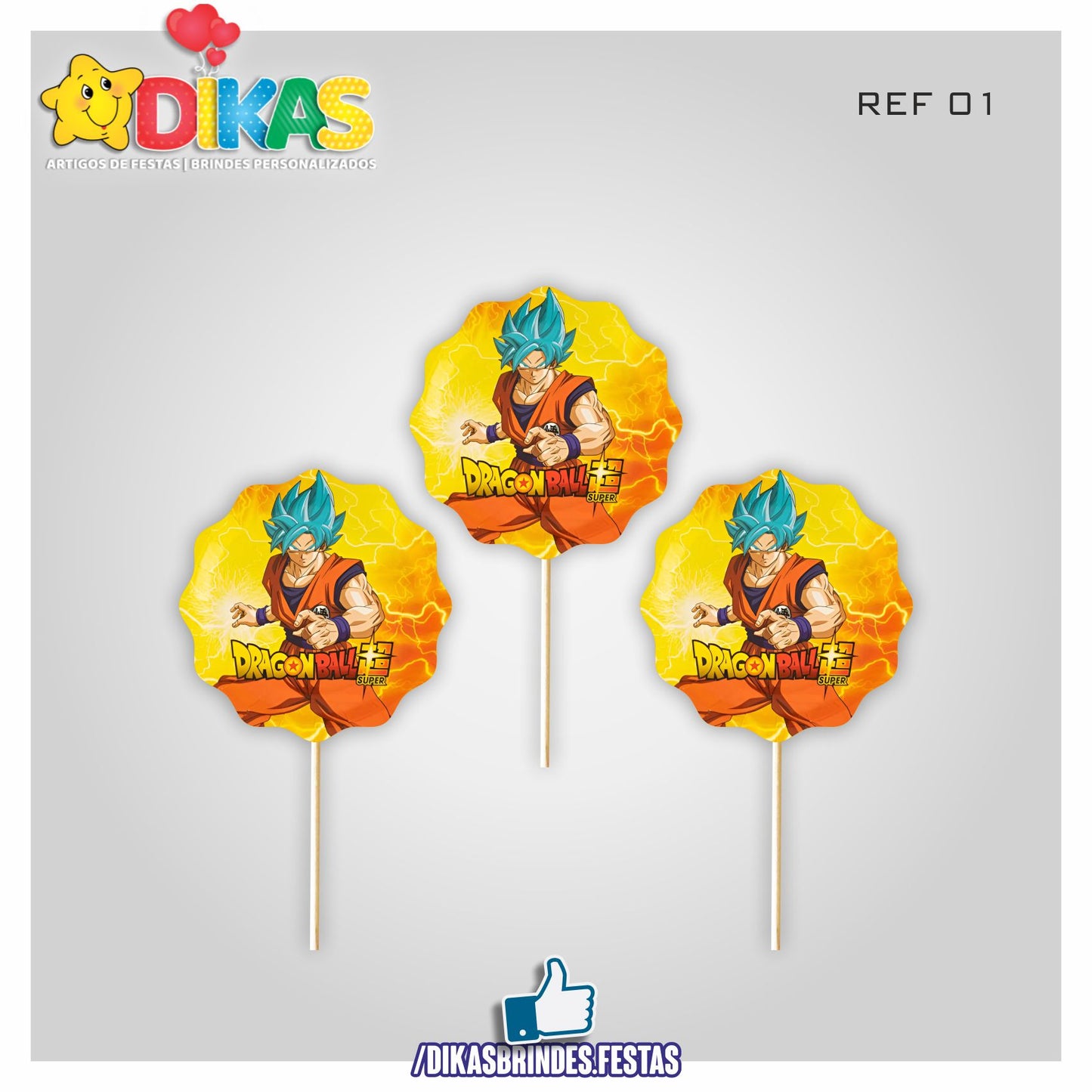 TOPPERS SIMPLES - DRAGON BALL