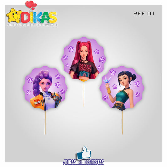 TOPPERS SIMPLES - Guerreiras do K-POP