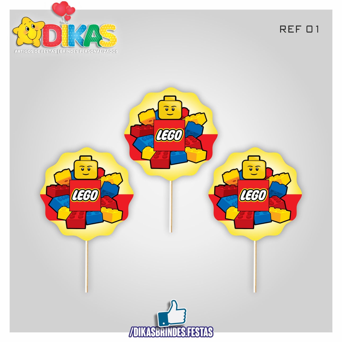 TOPPERS SIMPLES - LEGO