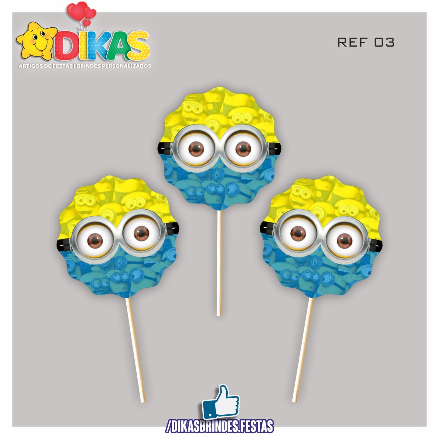 TOPPERS SIMPLES - MINIONS