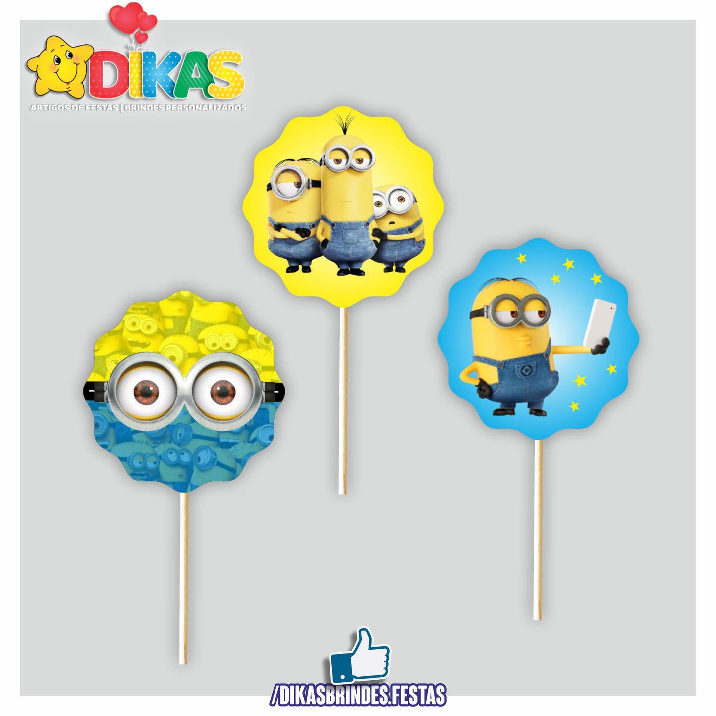 TOPPERS SIMPLES - MINIONS