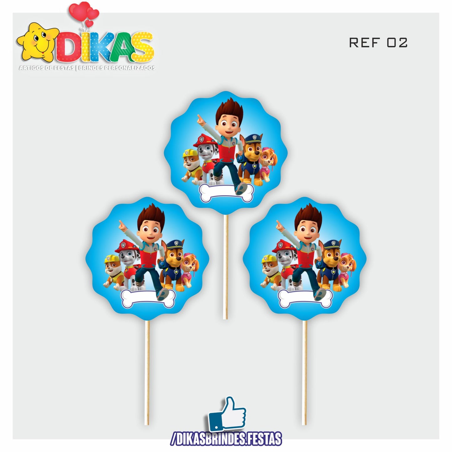 TOPPERS SIMPLES - PATRULHA PATA