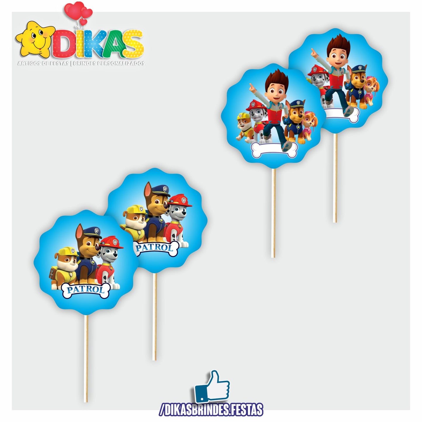 TOPPERS SIMPLES - PATRULHA PATA