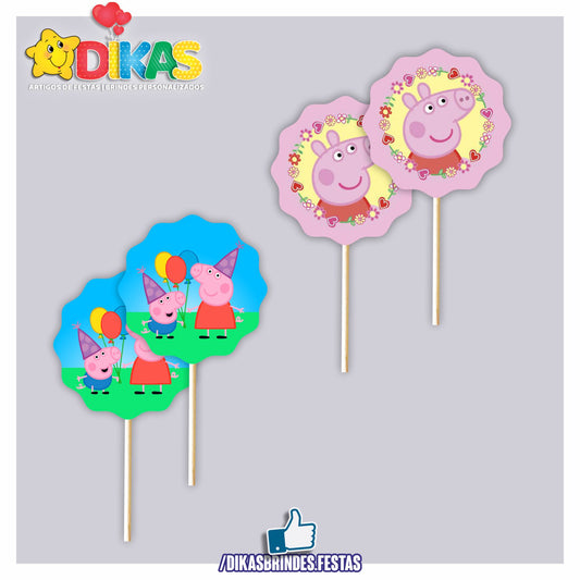 TOPPERS SIMPLES - PORQUINHA PEPPA