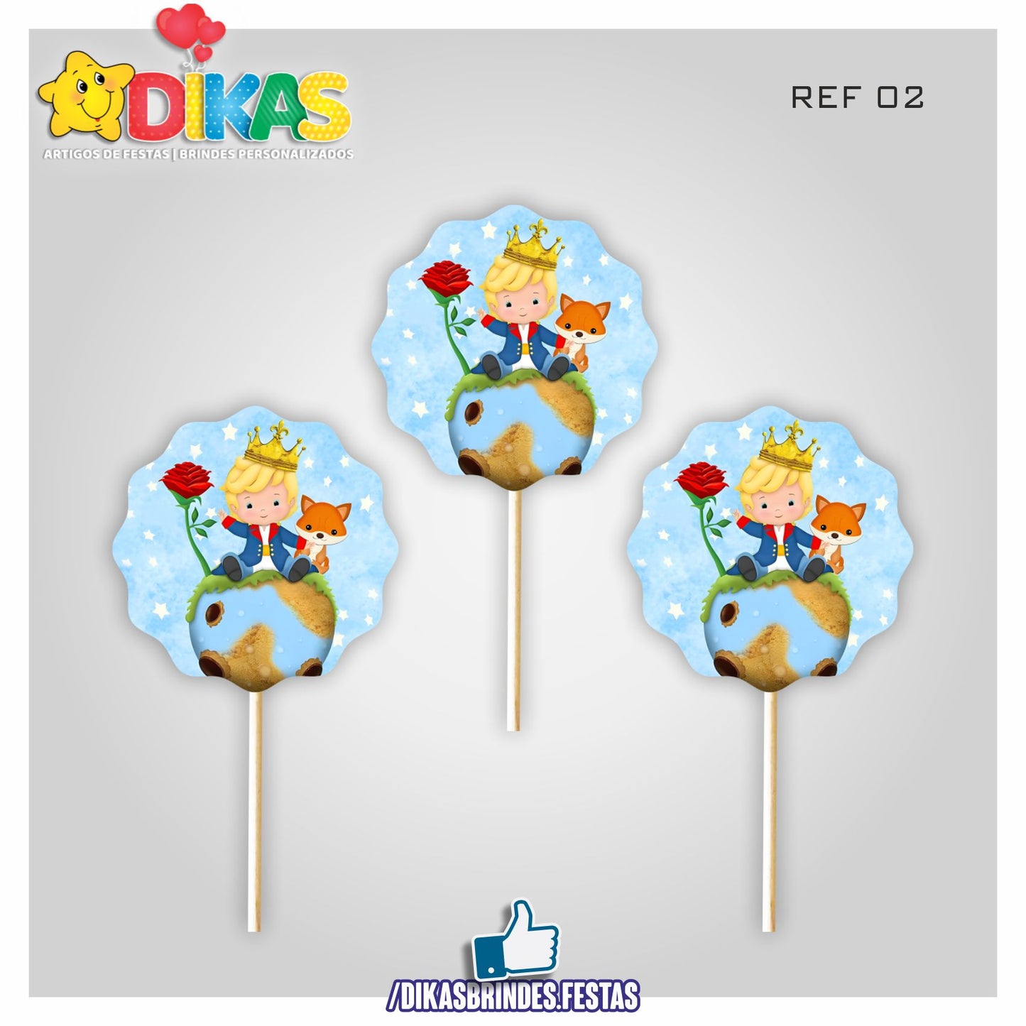 TOPPERS SIMPLES - PEQUENO PRÍNCIPE
