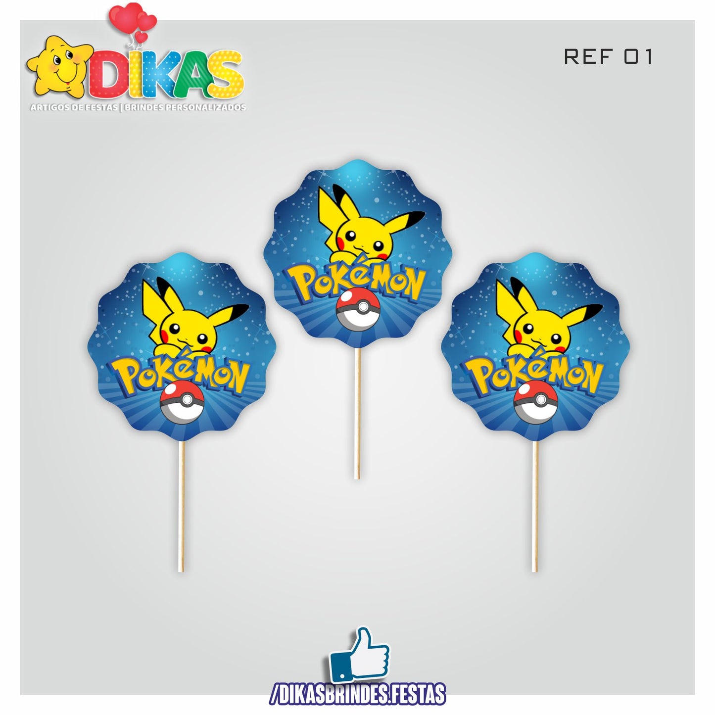 TOPPERS SIMPLES - POKÉMON