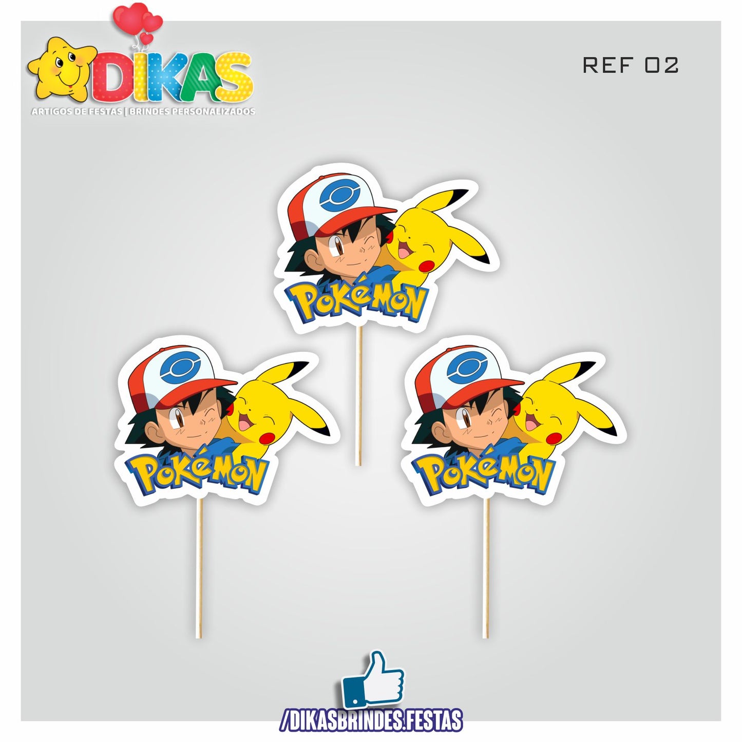 TOPPERS SIMPLES - POKÉMON