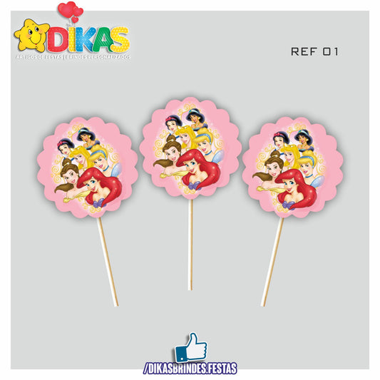 TOPPERS SIMPLES - PRINCESAS DISNEY