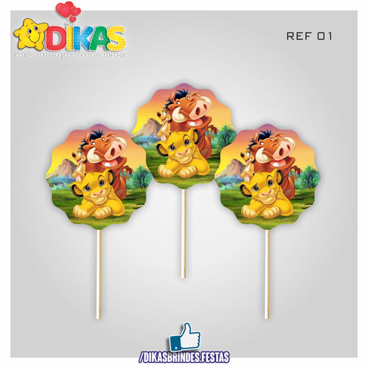 TOPPERS SIMPLES - REI LEÃO