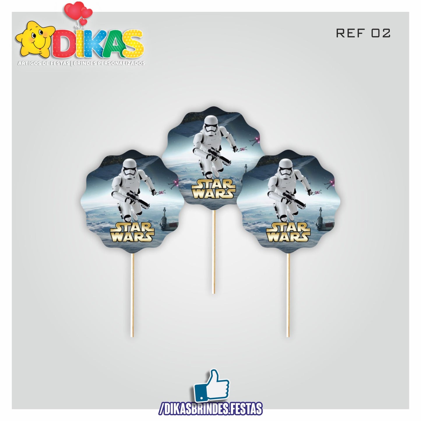 TOPPERS SIMPLES - STAR WARS