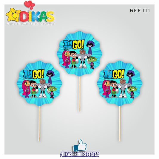 TOPPERS SIMPLES - TEEN TITANS GO
