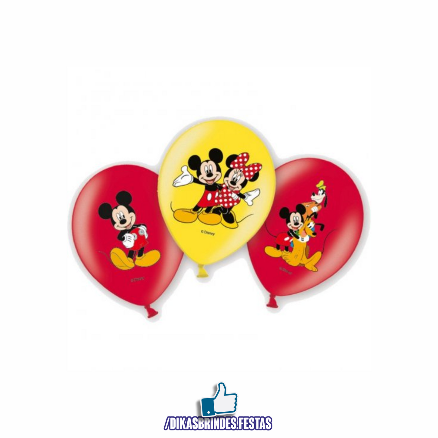 BALÃO LÁTEX MICKEY 11"