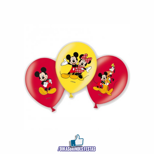 BALÃO LÁTEX MICKEY 11"