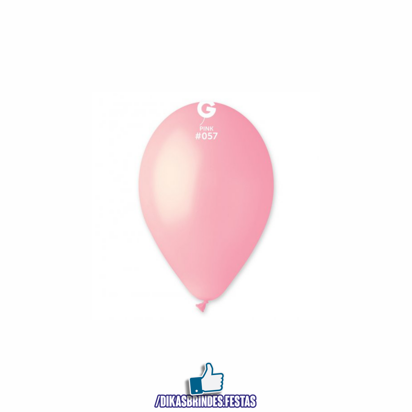 BALÃO LÁTEX ROSA - 12"