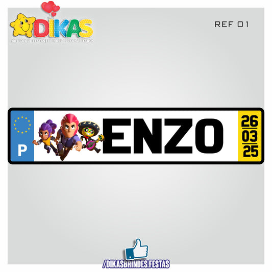 MATRICULA PERSONALIZADA - BRAWL STARS