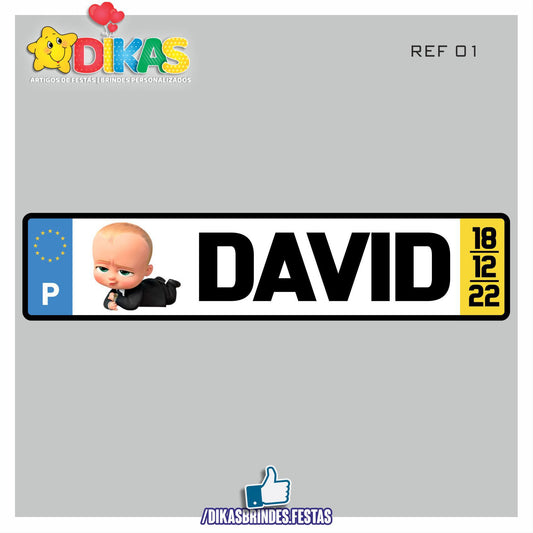 MATRICULA PERSONALIZADA - BOSS BABY