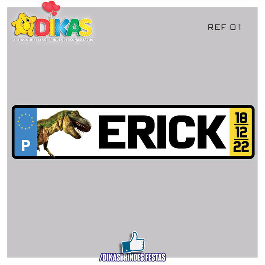 MATRICULA PERSONALIZADA - DINOSSAUROS