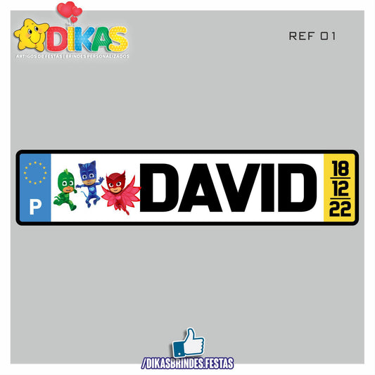 MATRICULA PERSONALIZADA - PJMASKS