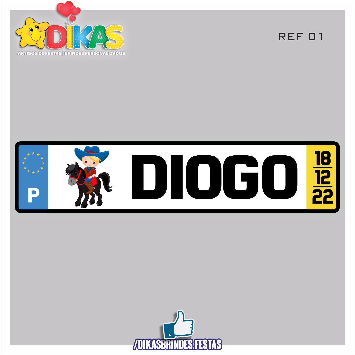 MATRICULA PERSONALIZADA - ANIMAIS DA QUINTA