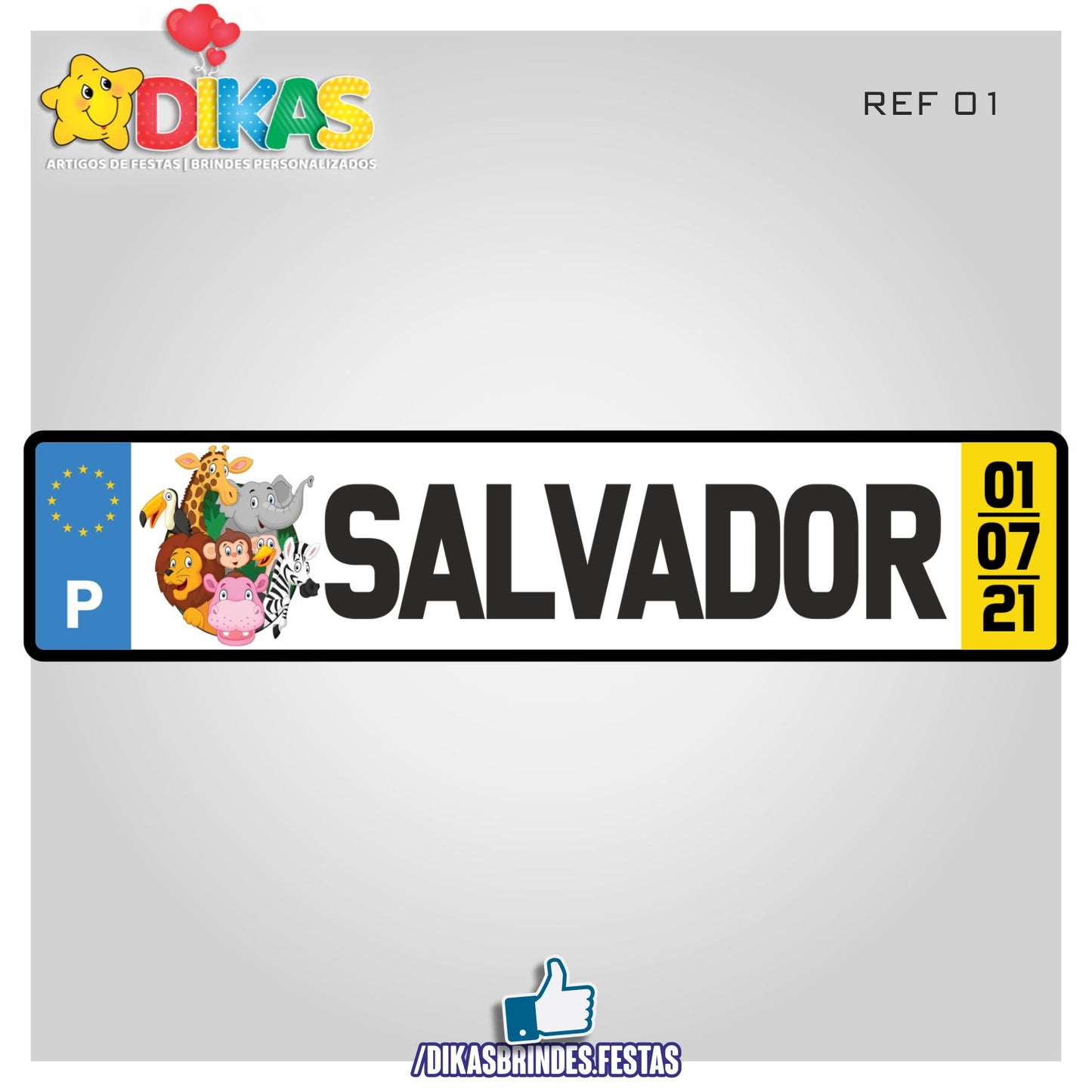 MATRICULA PERSONALIZADA - ANIMAIS DA SELVA