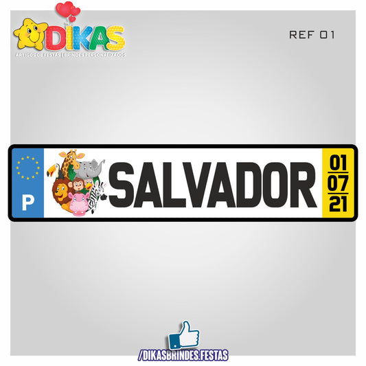 MATRICULA PERSONALIZADA - ANIMAIS DA SELVA