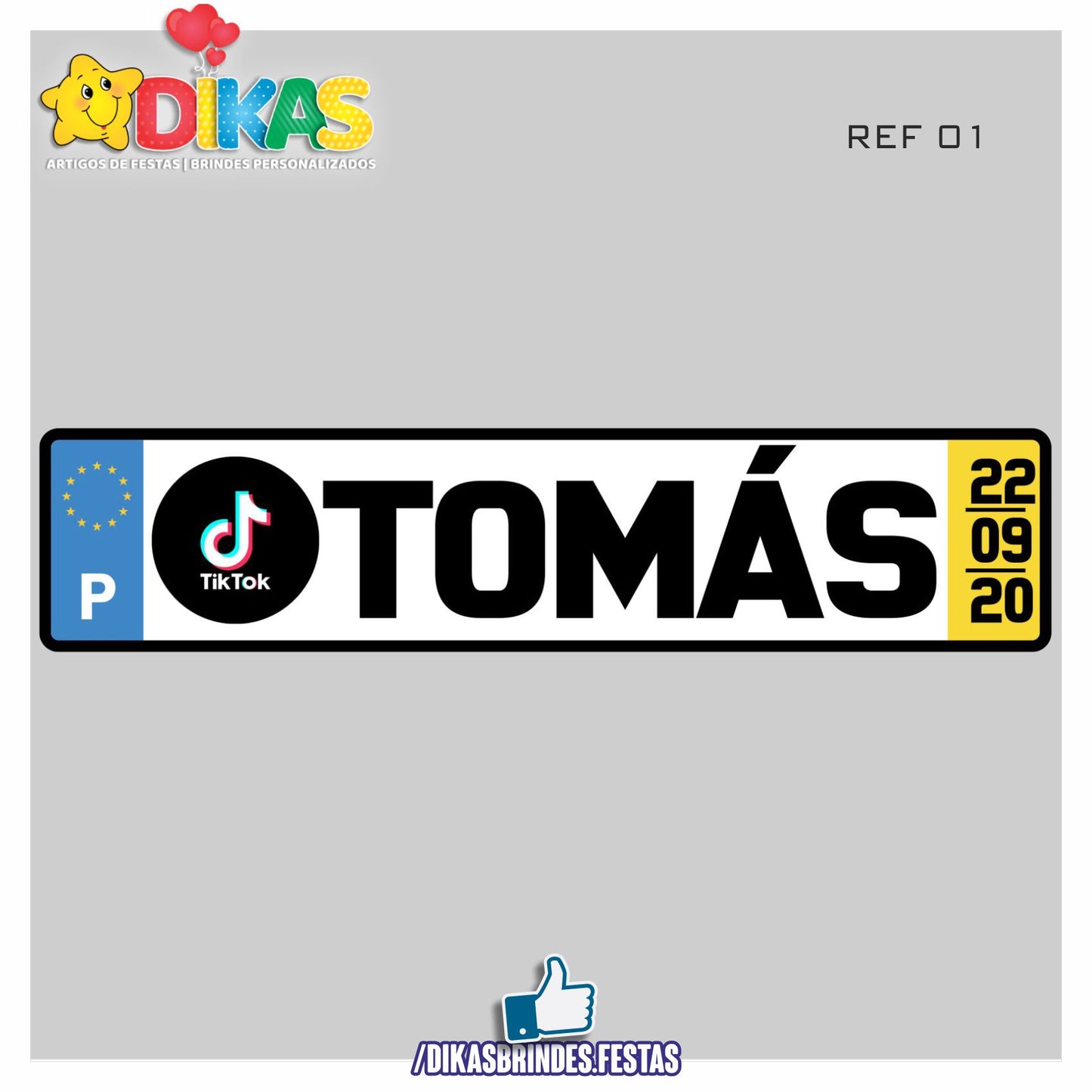 MATRICULA PERSONALIZADA - TIK TOK