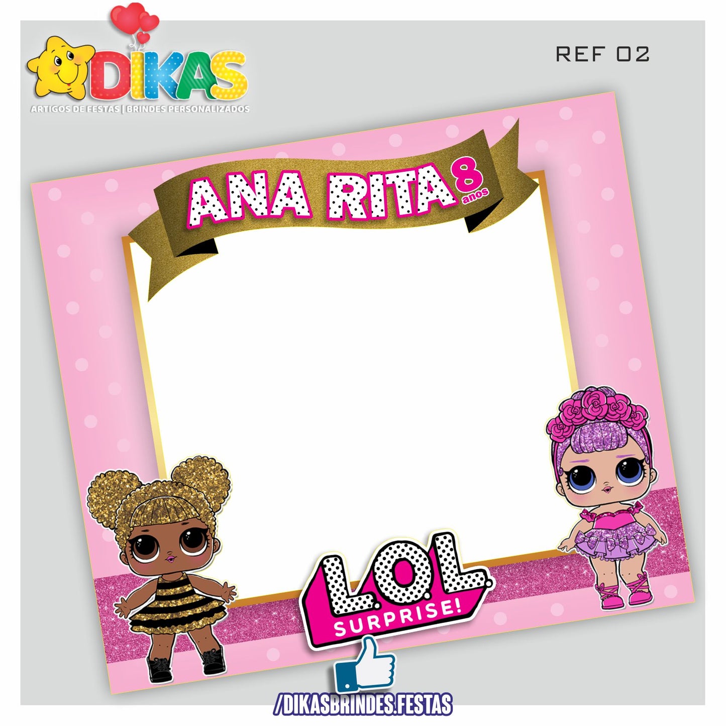 MOLDURA PARA FOTOS - LOL