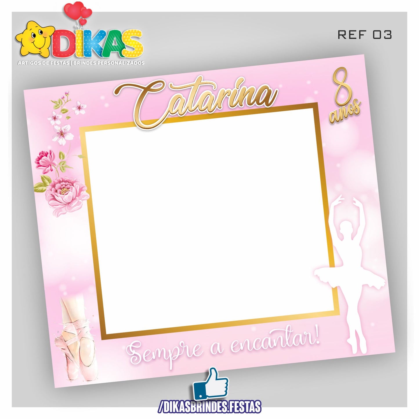 MOLDURA PARA FOTOS - BAILARINA
