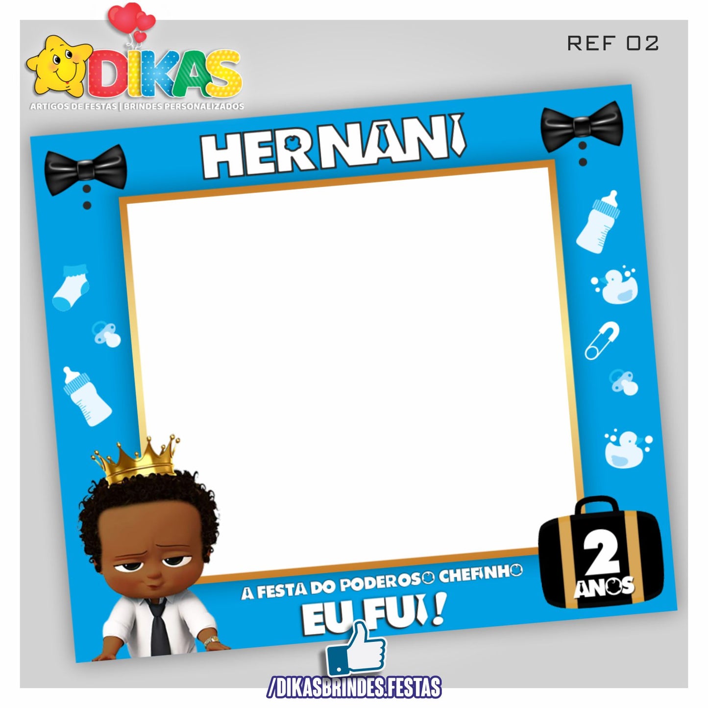MOLDURA PARA FOTOS - BOSS BABY