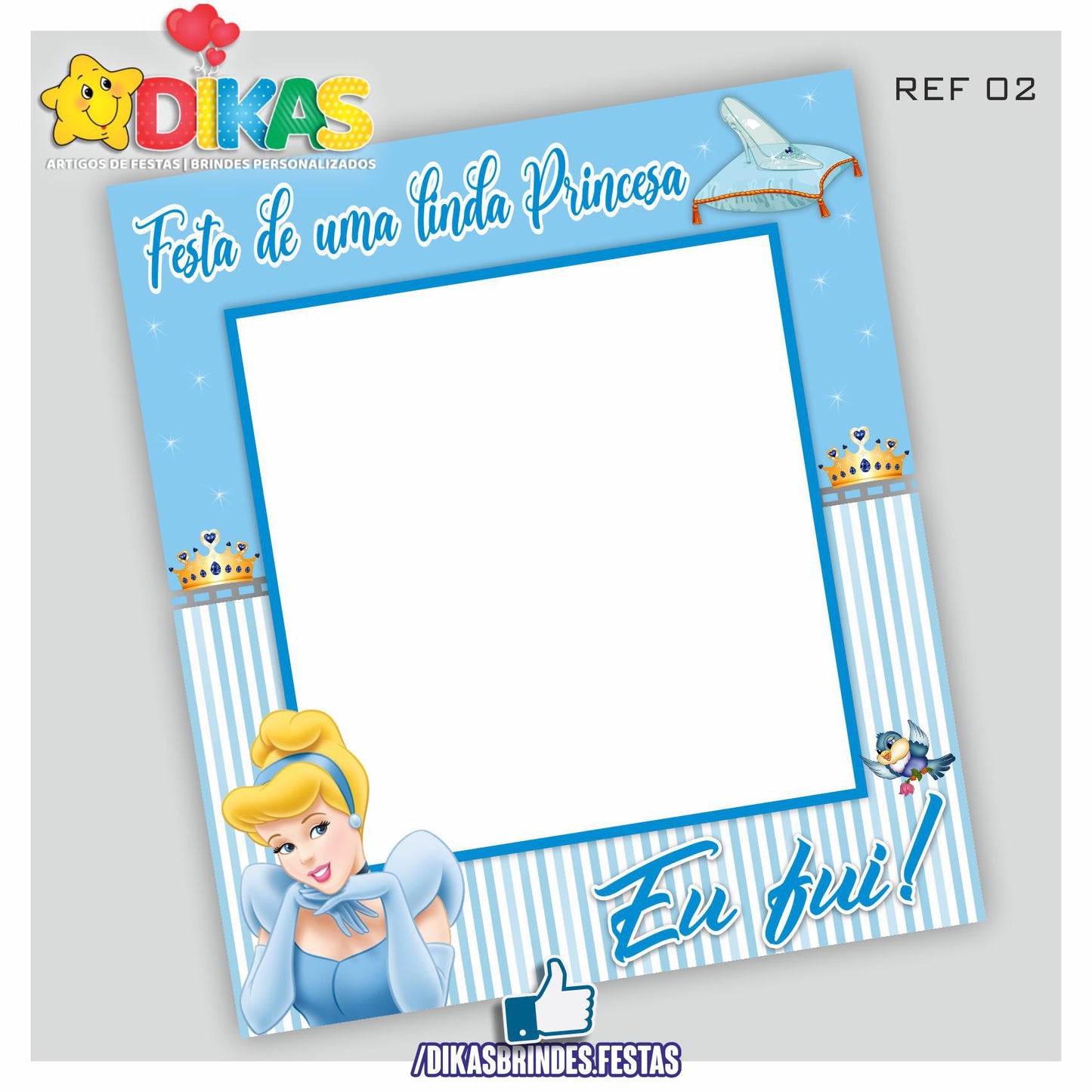 MOLDURA PARA FOTOS - CINDERELA