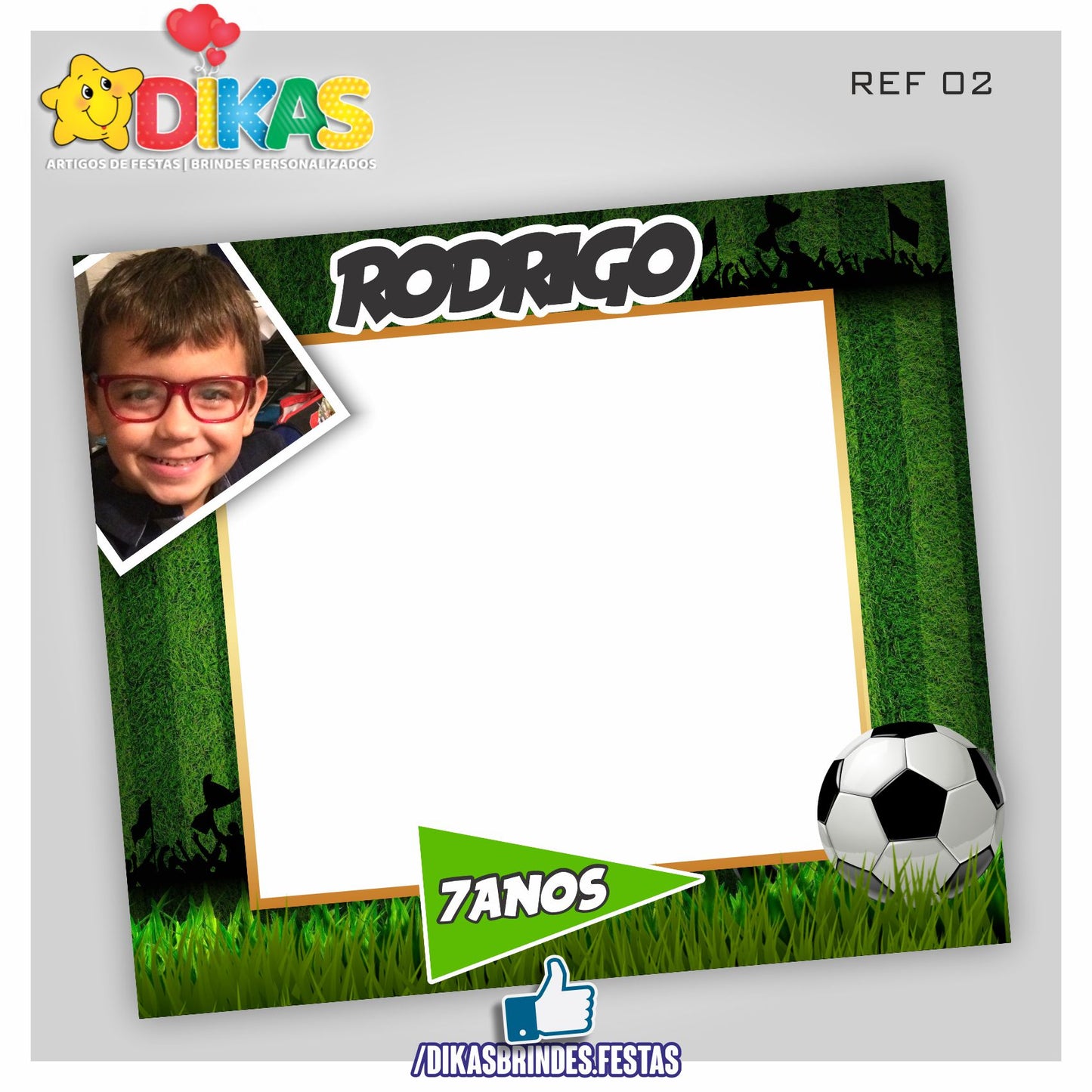 MOLDURA PARA FOTOS - FUTEBOL