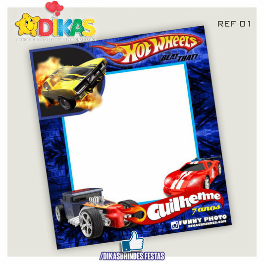 MOLDURA PARA FOTOS - HOTWHEELS