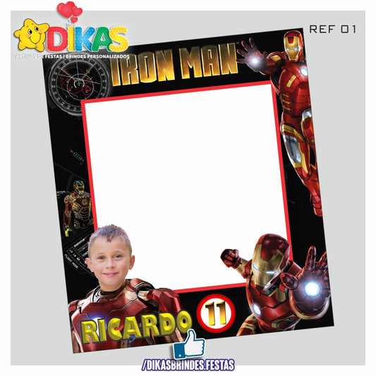 MOLDURA PARA FOTOS - IRON MAN