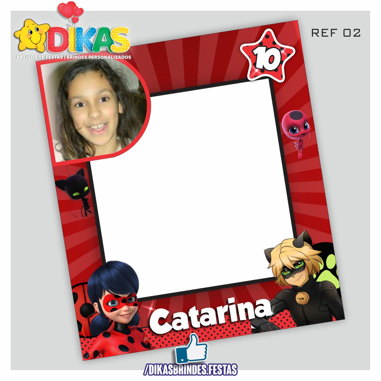 MOLDURA PARA FOTOS - LADYBUG