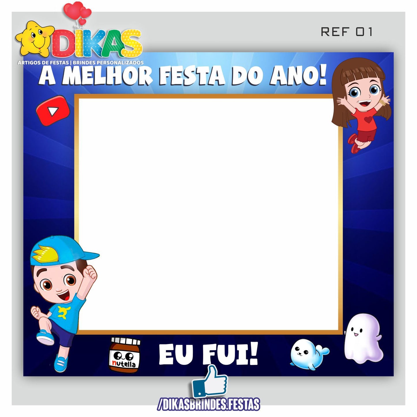 MOLDURA PARA FOTOS - LUCCAS NETO