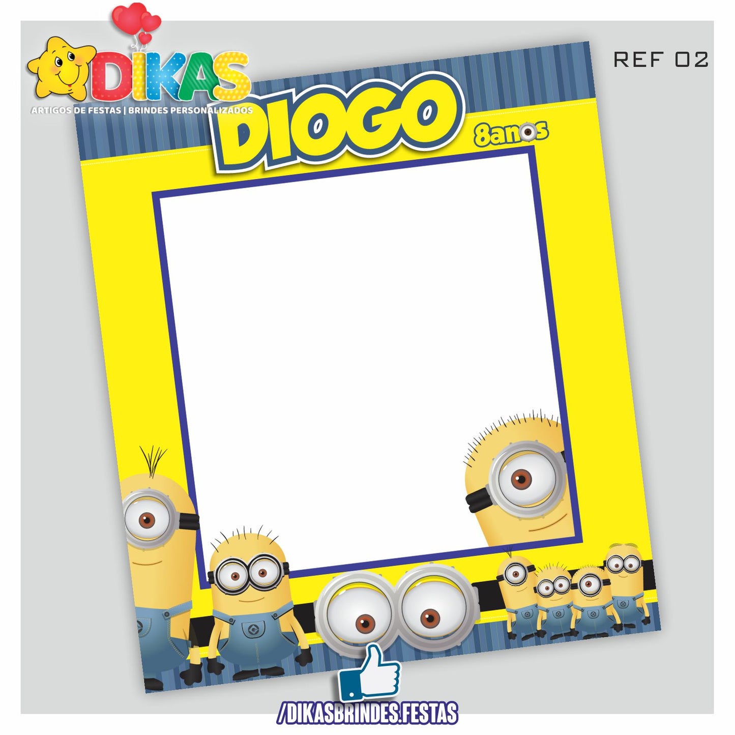 MOLDURA PARA FOTOS - MINIONS