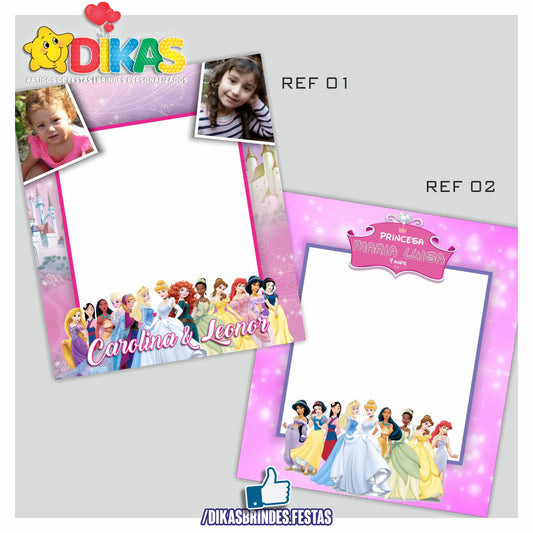 MOLDURA PARA FOTOS - PRINCESAS DISNEY