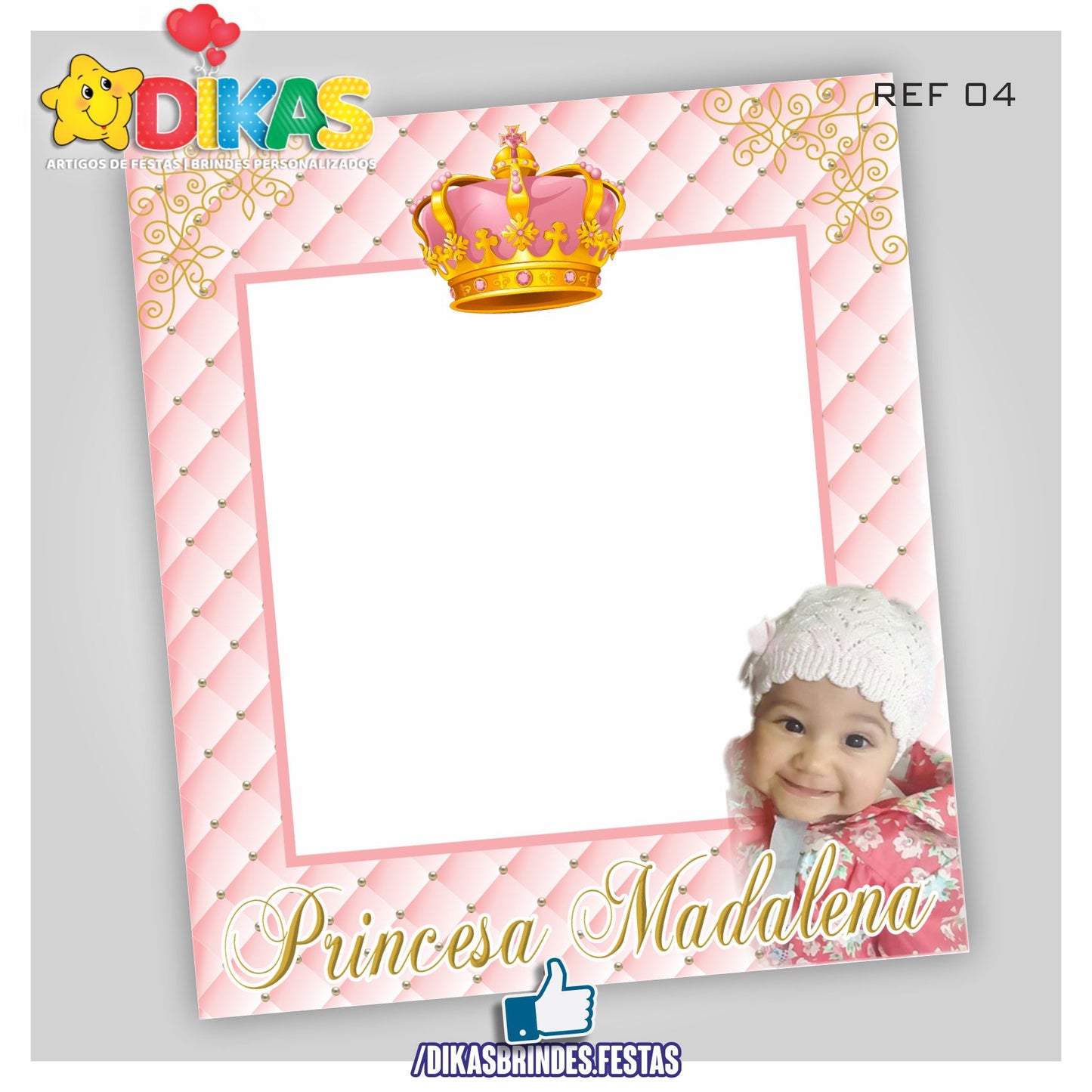 MOLDURA PARA FOTOS - PRINCESAS DISNEY