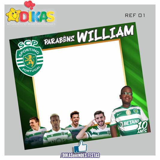 MOLDURA PARA FOTOS - FUTEBOL SPORTING