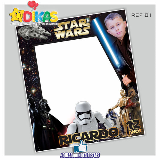 MOLDURA PARA FOTOS - STAR WARS