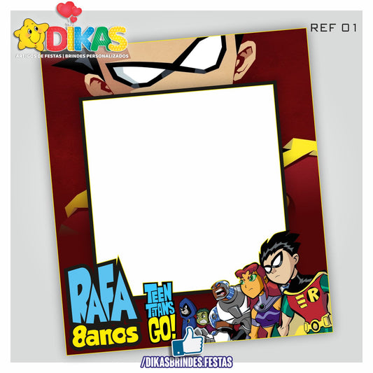 MOLDURA PARA FOTOS - TEEN TITANS GO