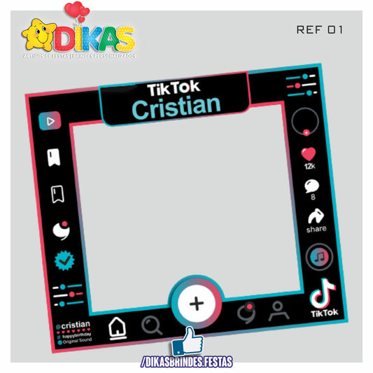 MOLDURA PARA FOTOS - TIK TOK