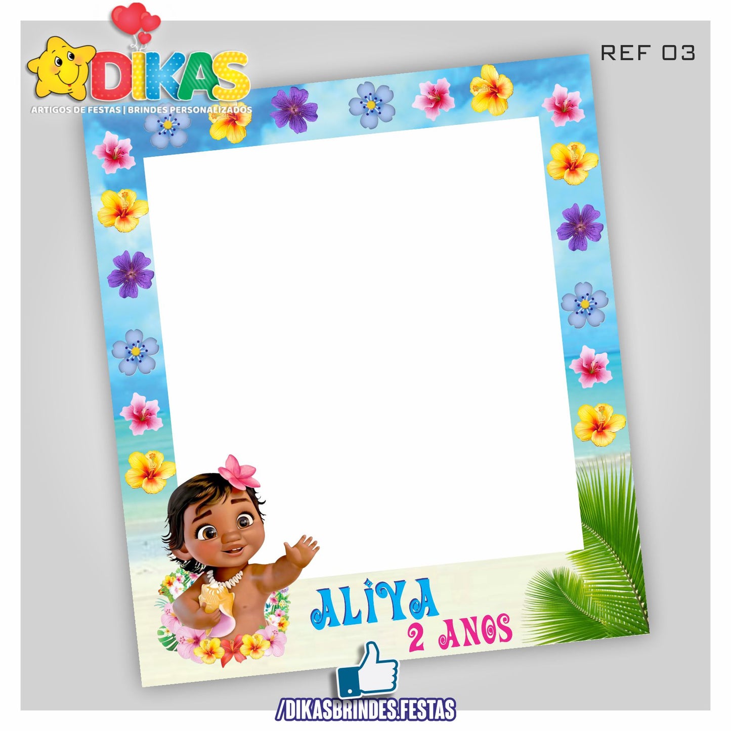 MOLDURA PARA FOTOS - VAIANA