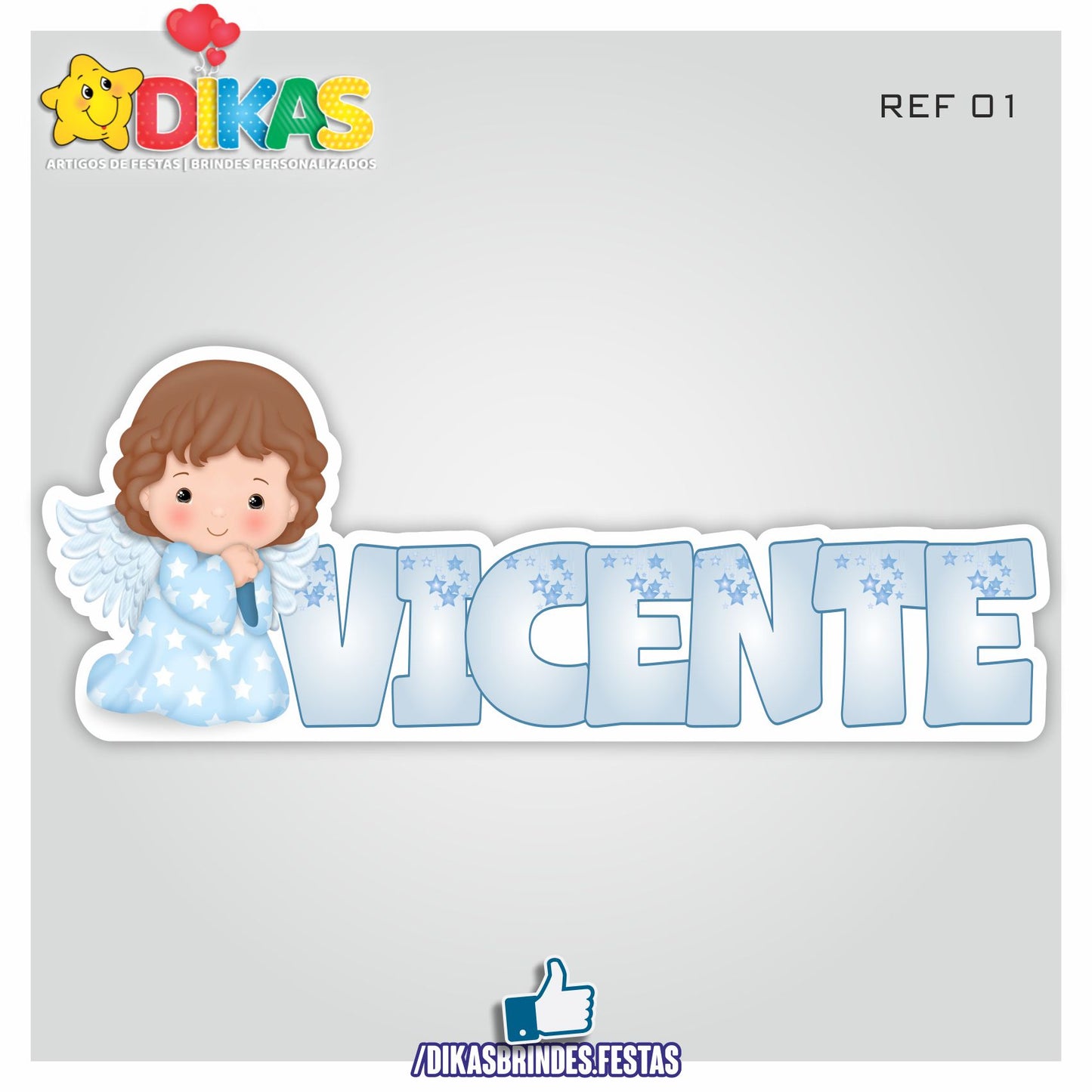 NOME DECORATIVO - BATIZADO