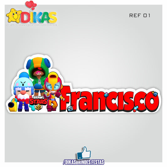 NOME DECORATIVO - BRAWL STARS