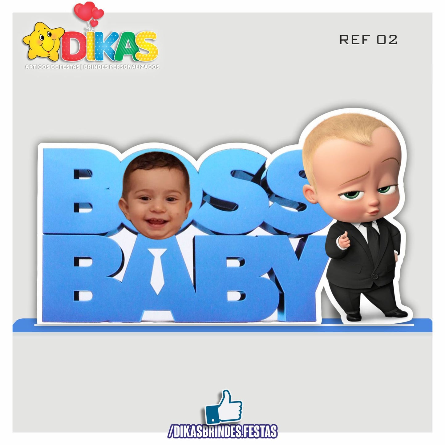 NOME DECORATIVO - BOSS BABY